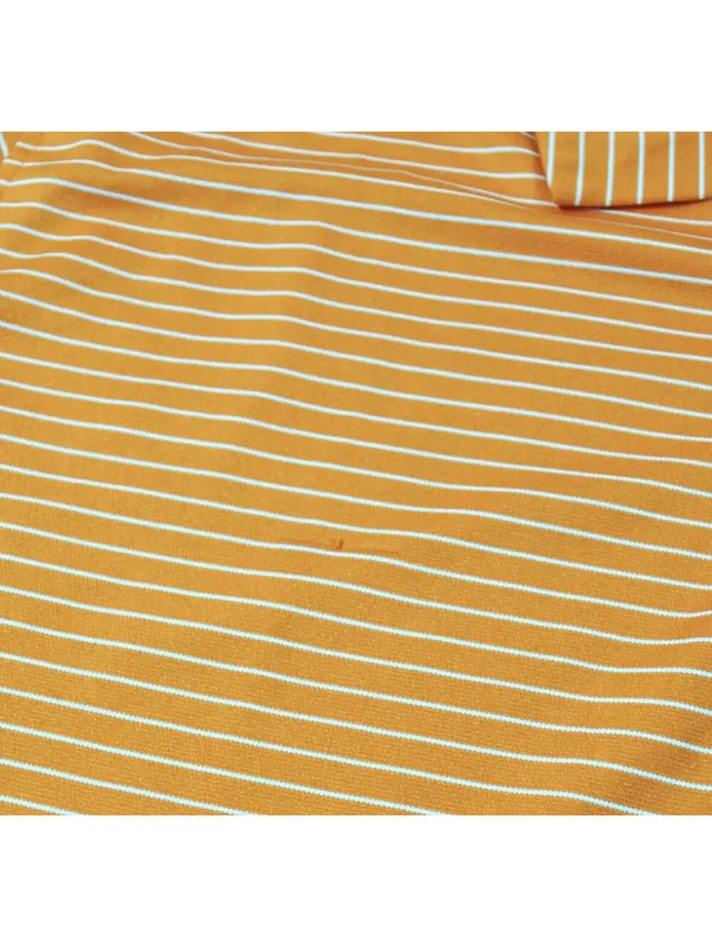 Nike Golf Club Course Orange White Stripe Polo Size 2X-Large